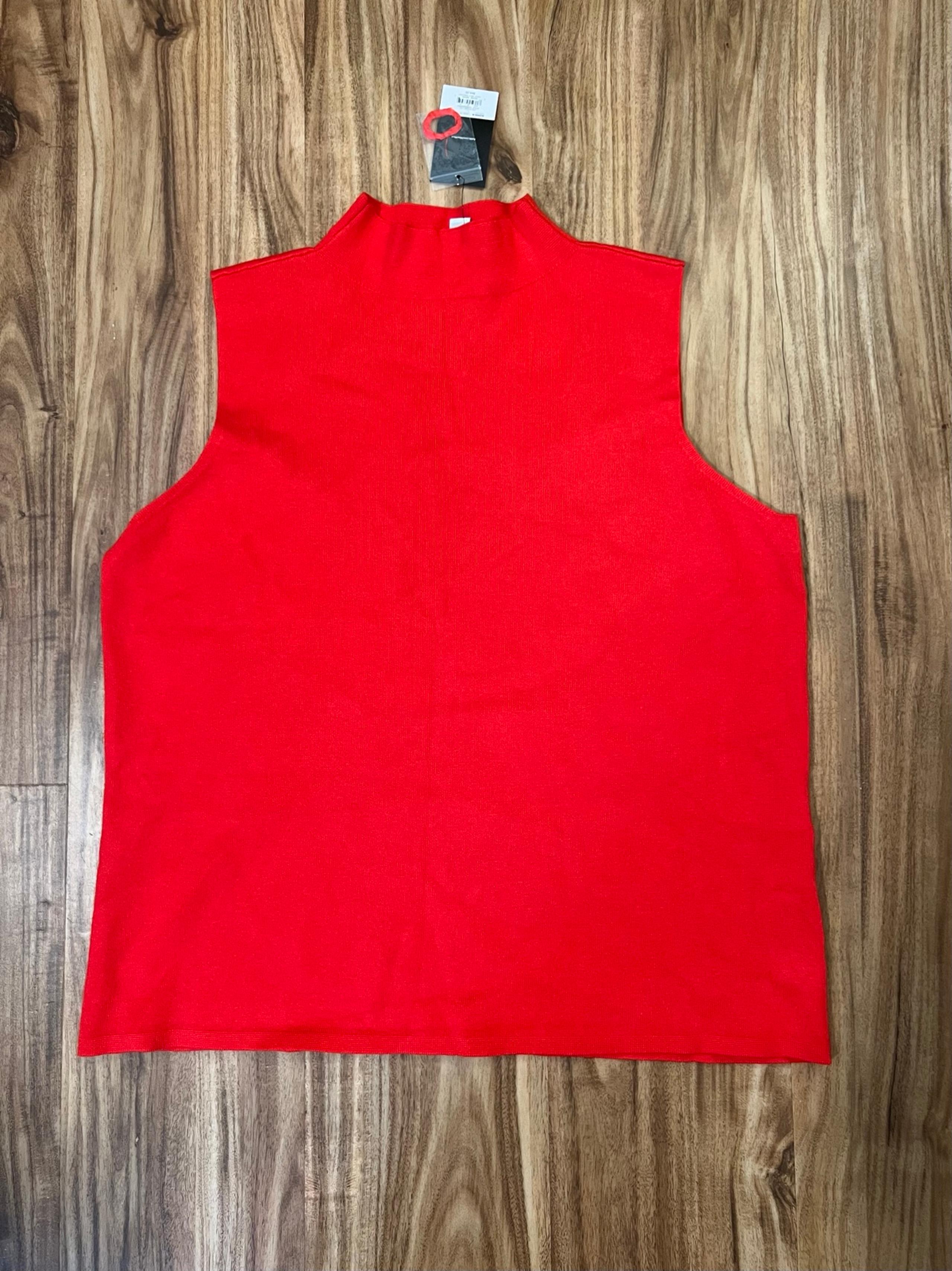 Nine West Mock Neck Sleeveless Sweater Shirt Size XXL