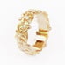 Dainy Flower Carved Pure Tiny Zircon Eternity Rings for Women, INDN8419