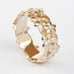 Dainy Flower Carved Pure Tiny Zircon Eternity Rings for Women, INDN8419