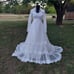 Vintage 1960s full lace and chiffon wedding Dress