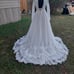 Vintage 1960s full lace and chiffon wedding Dress