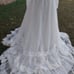 Vintage 1960s full lace and chiffon wedding Dress