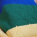 Vintage Rainbow Afghan Apx 79x54 Crochet Blanket Handmade Throw PRIDE