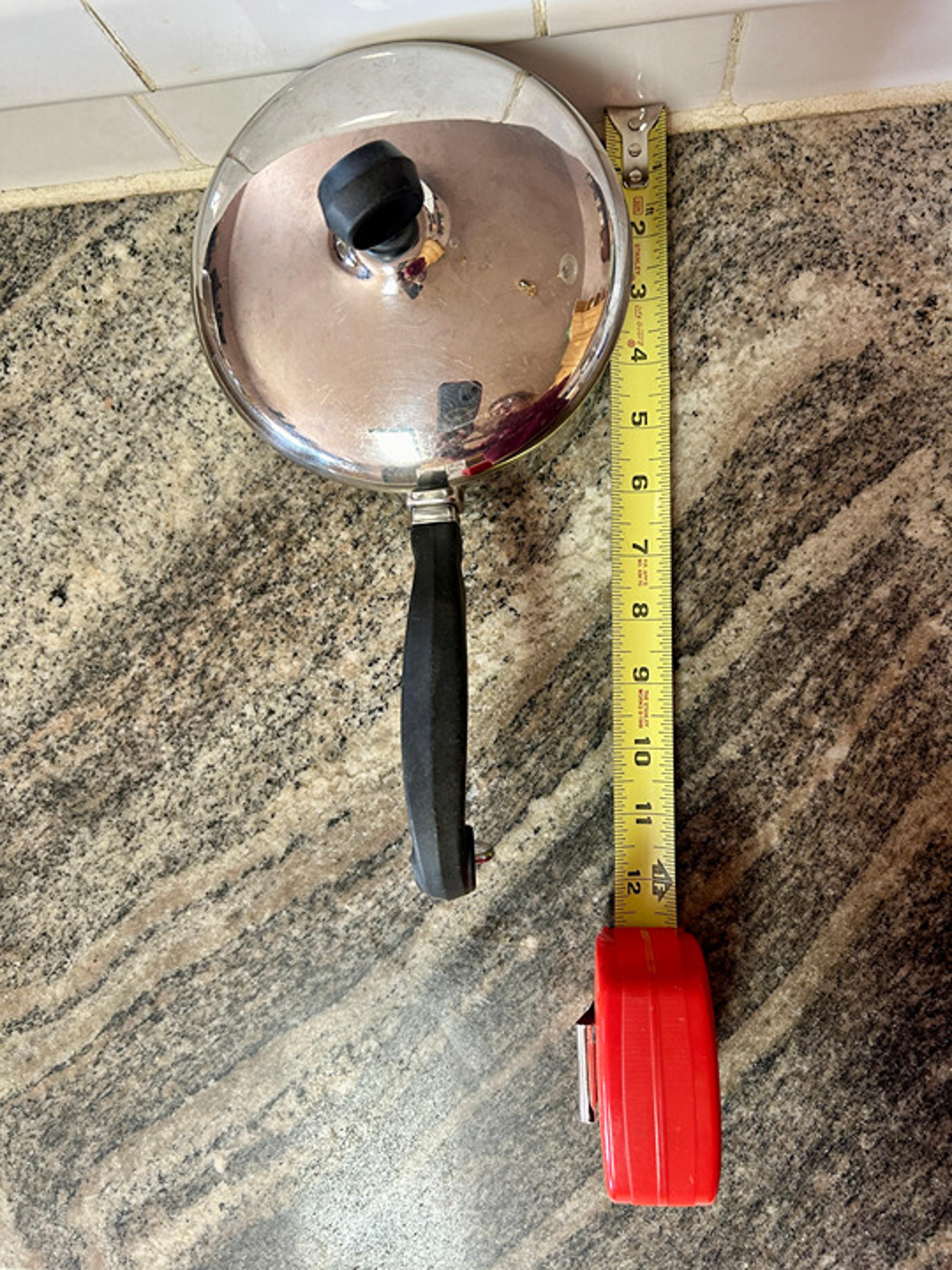 Vintage Farberware 1qt Saucepan Aluminum Clad Stainless Steel USA with Lid NICE!