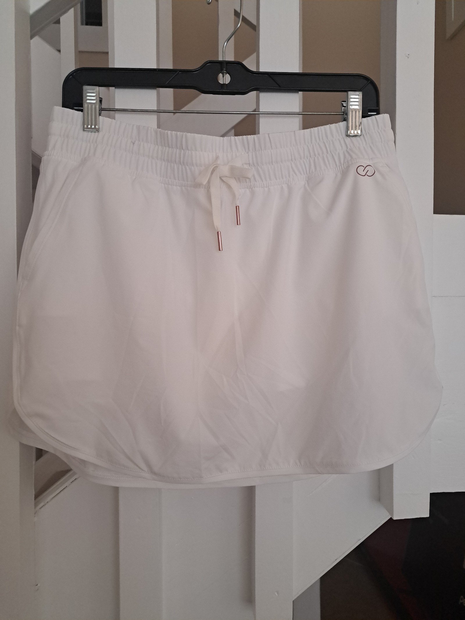 Calia White Tennis Skort by Carrie Underwood sz M White Excellent 2 pocket