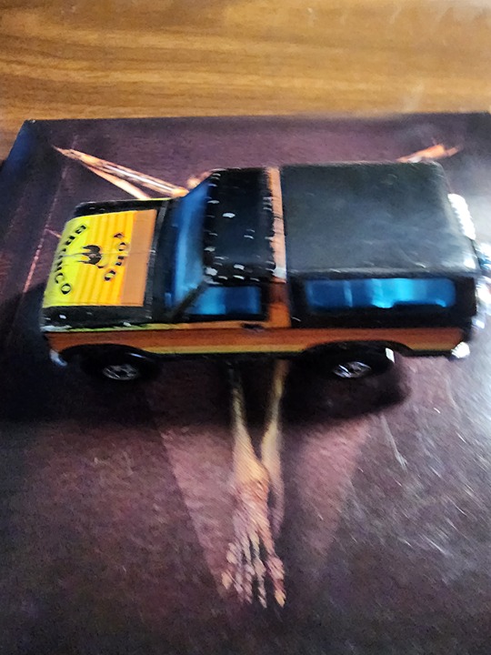 1980 Ford Bronco Black Vintage Hot Wheels Made in Hong Kong