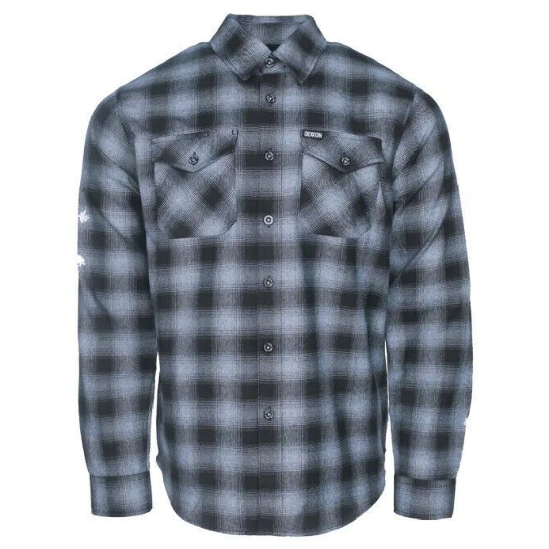 DIXXON Flannel Sz L Dago Dane Engraving & Tatoo Collab Brand New Sealed