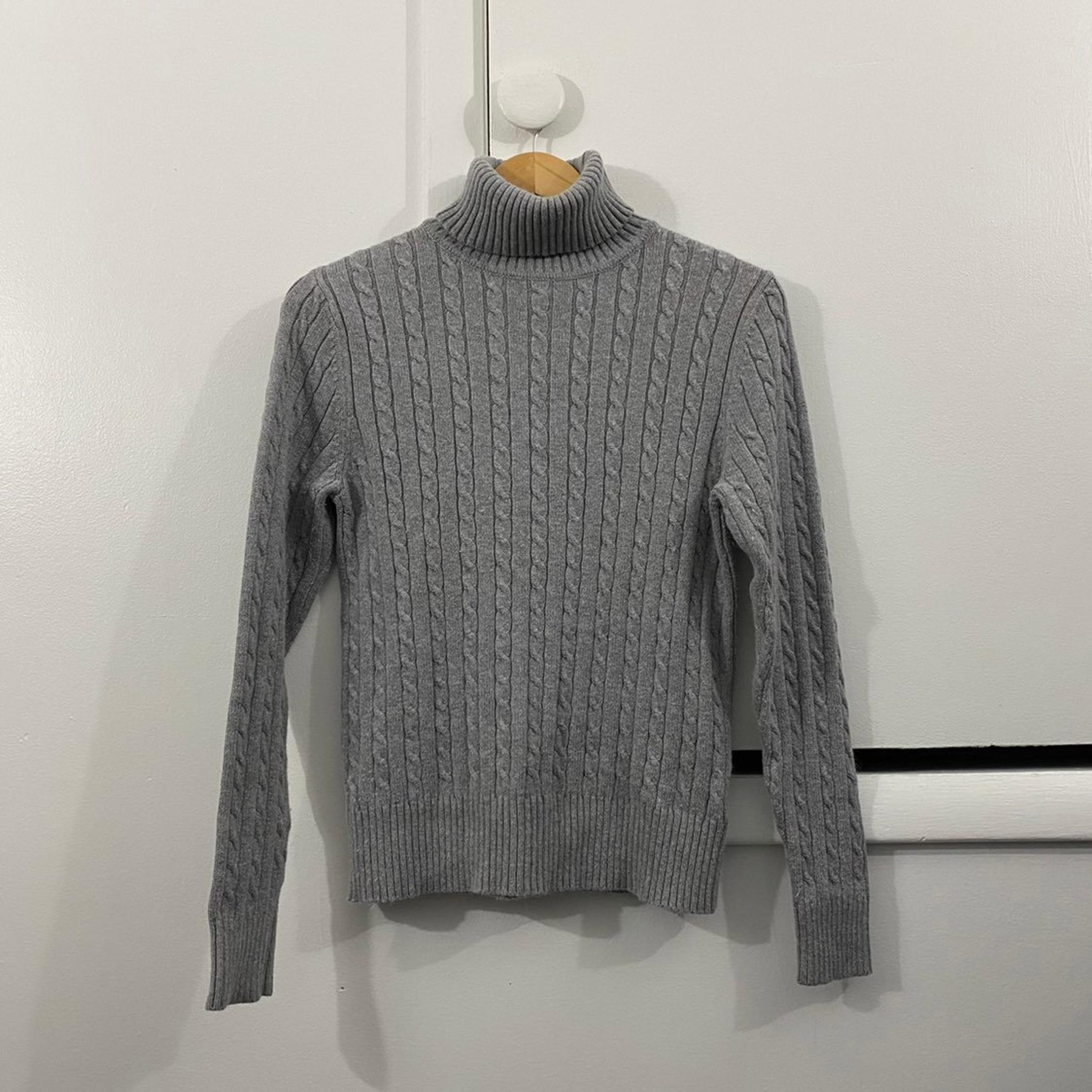 Eddie Bauer Grey Turtleneck Sweater M