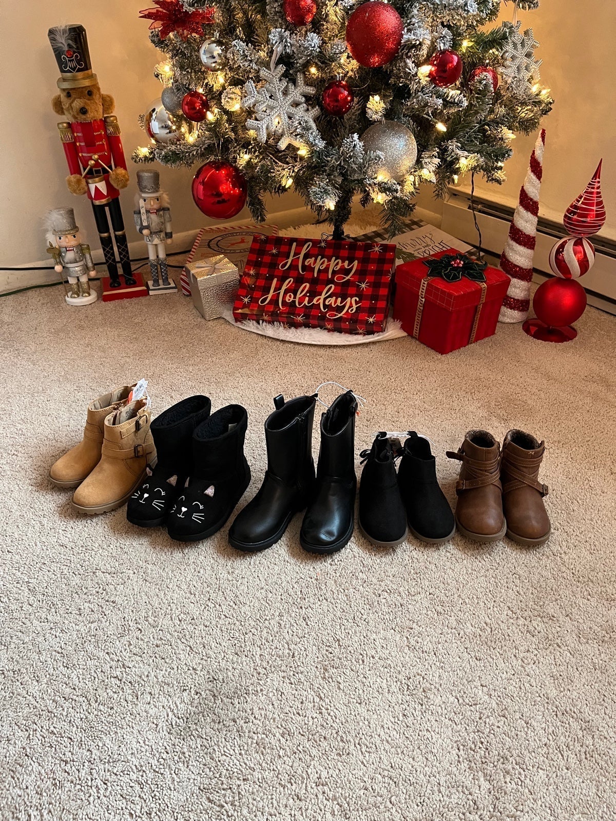 5 pairs Girls Boots size 9 & 10 old navy NEW