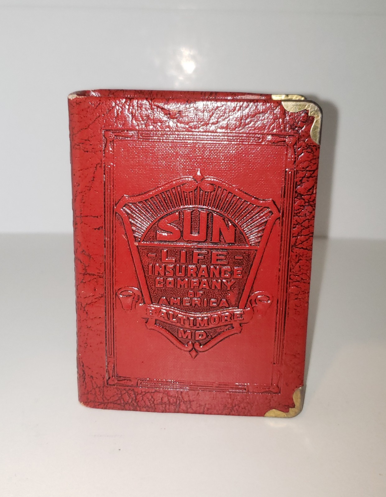 (#BB101) Vintage Sun Life Insurance Company of America Book Bank Baltimore, Mary