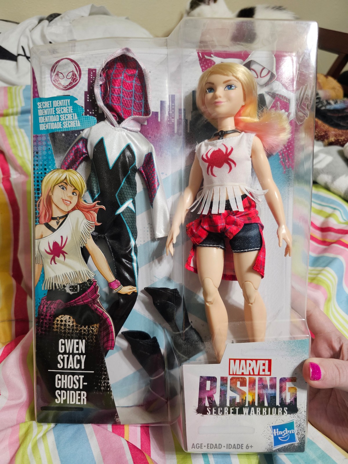 New in Box Marvel Rising Secret Identity Warriors Gwen Stacy Ghost-Spider Doll