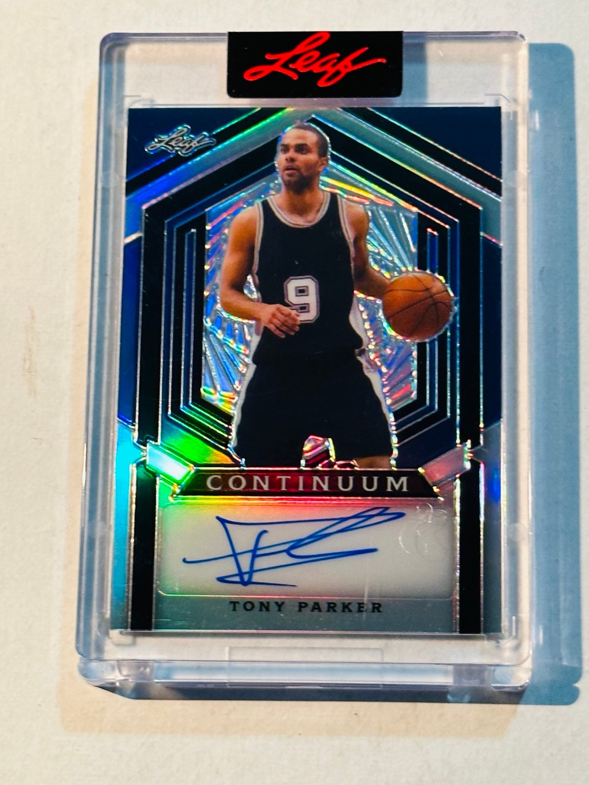 Tony Parker NBA Spurs Autograph Numbered Card