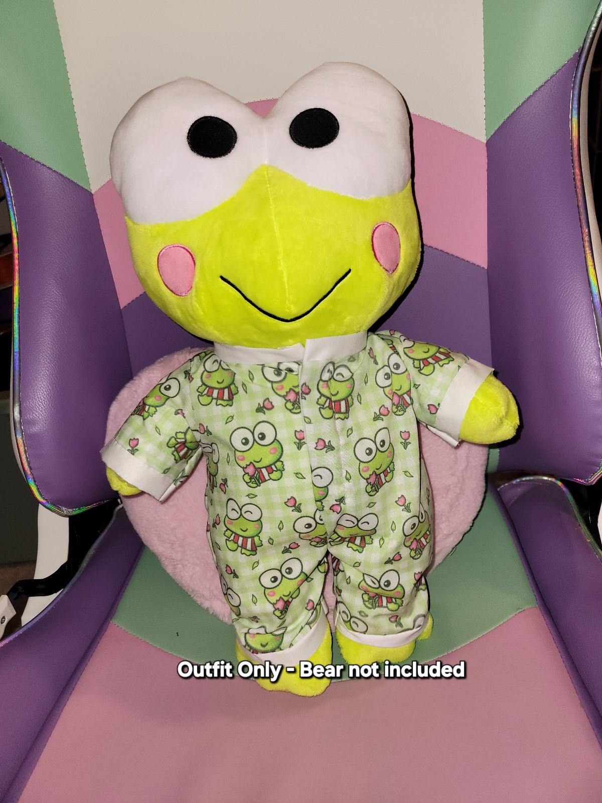 Outfit Only - Keroppi Build a Bear Sleeper PJ Sanrio Hello Kitty Cinnomoroll