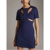 NWT Anthropologie Ponte Cut-Out Mini Dress Size Medium Navy Blue