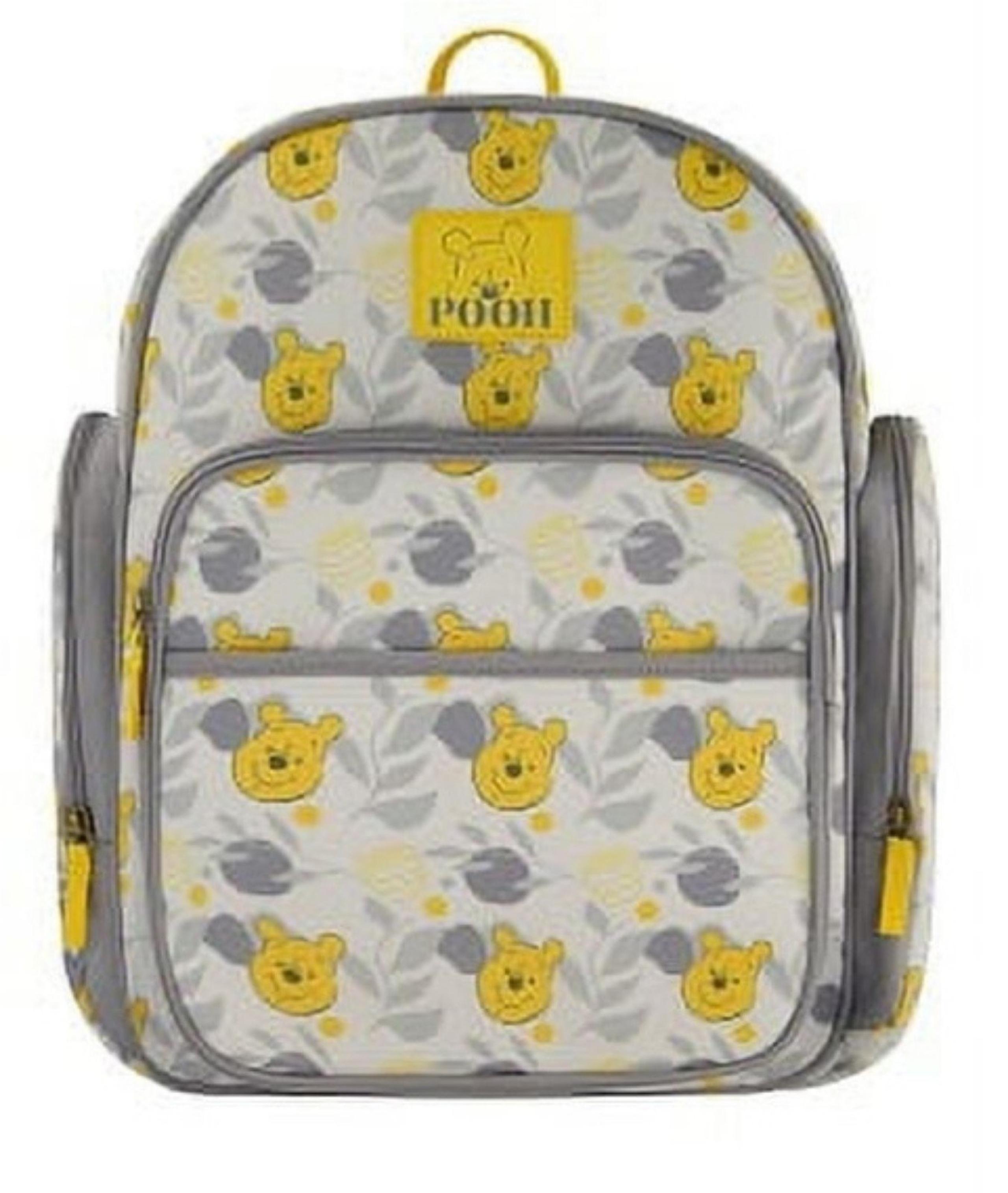Disney Baby Winnie The Pooh Diaper Bag Backpack With Changing Pad Pooh LARGE