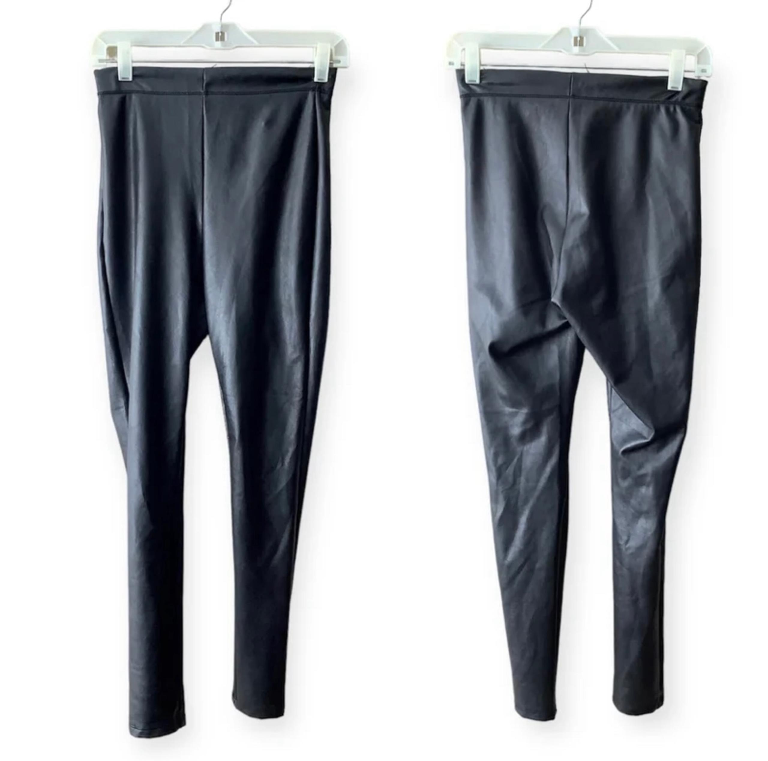 Express faux leather leggings