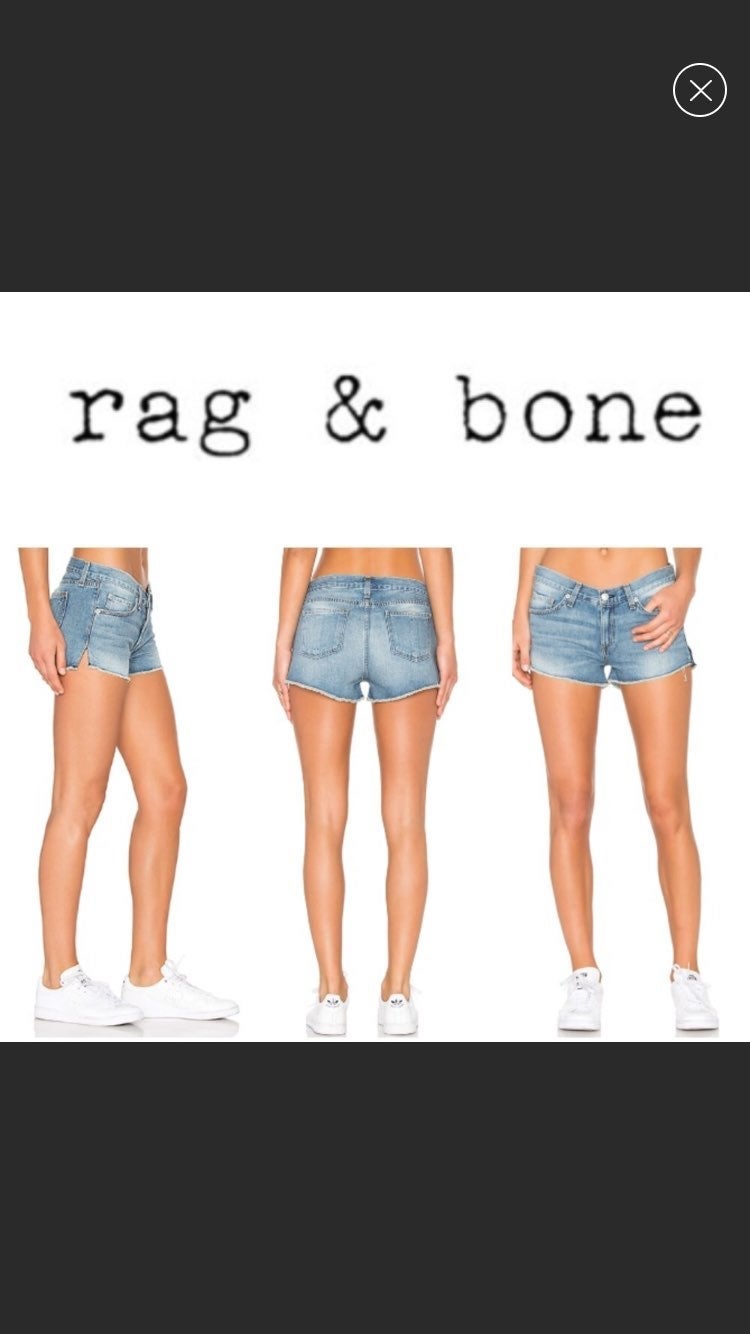 LIKE NEW rag & bone cut off denim shorts