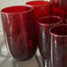 MCM Royal Red Roly Poly by Anchor Anchor Hocking Flat Tumbler & Juice Glass Set
