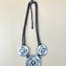 Vintage Rare MB SF Marjorie Baer Silver Necklace Brutalist Steam Punk