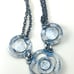 Vintage Rare MB SF Marjorie Baer Silver Necklace Brutalist Steam Punk