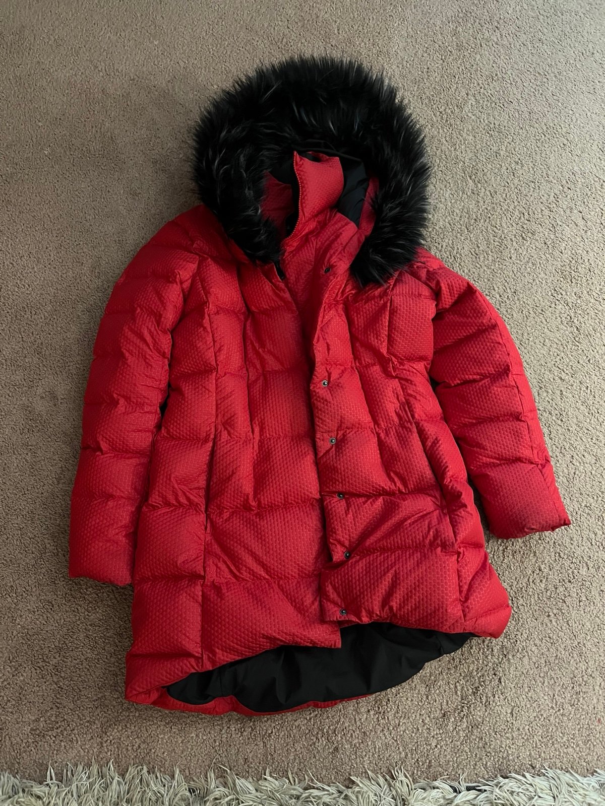 Northface 550 parka red size medium