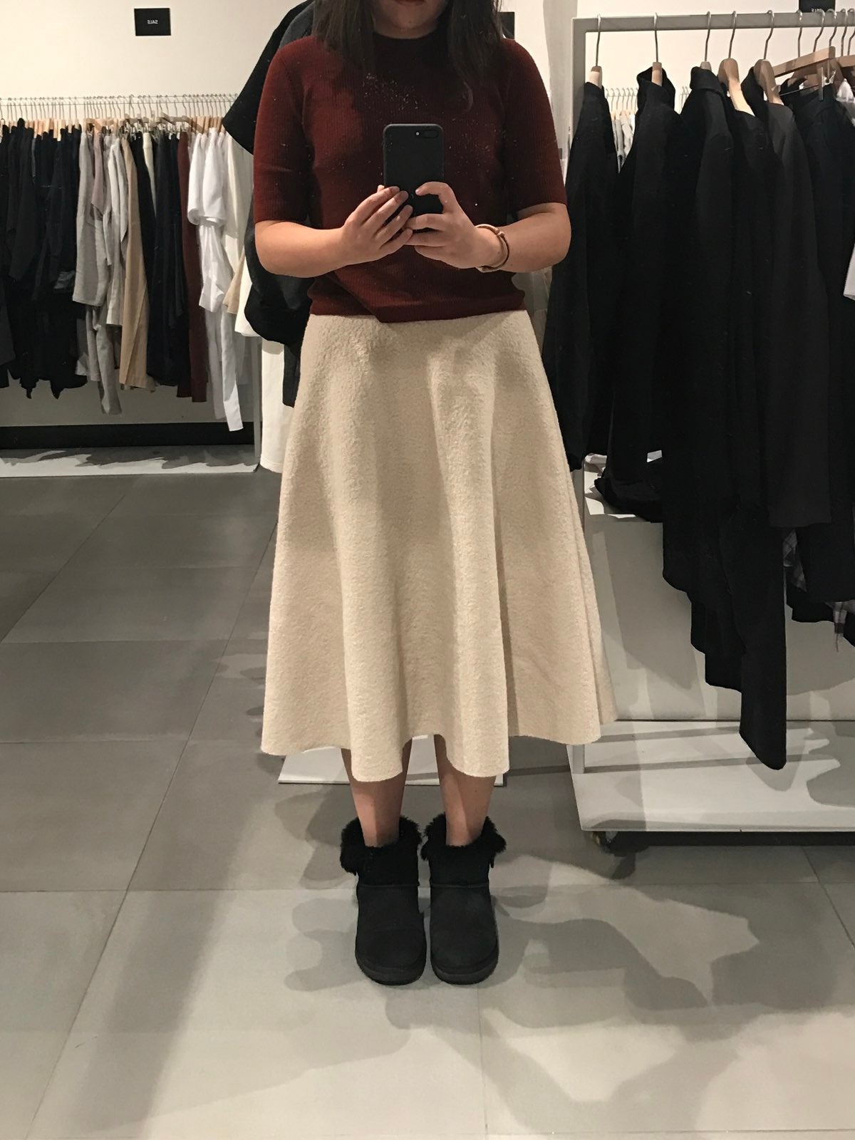 Oak and Fort Wool Skirt