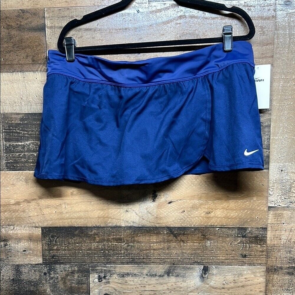 NWT Nike Blue Skort 2XL Plus Swim short Skirt Tennis Golf Sport