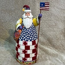 Jim Shore - Patriotic Santa - United We Stand - American Flag - C4007487