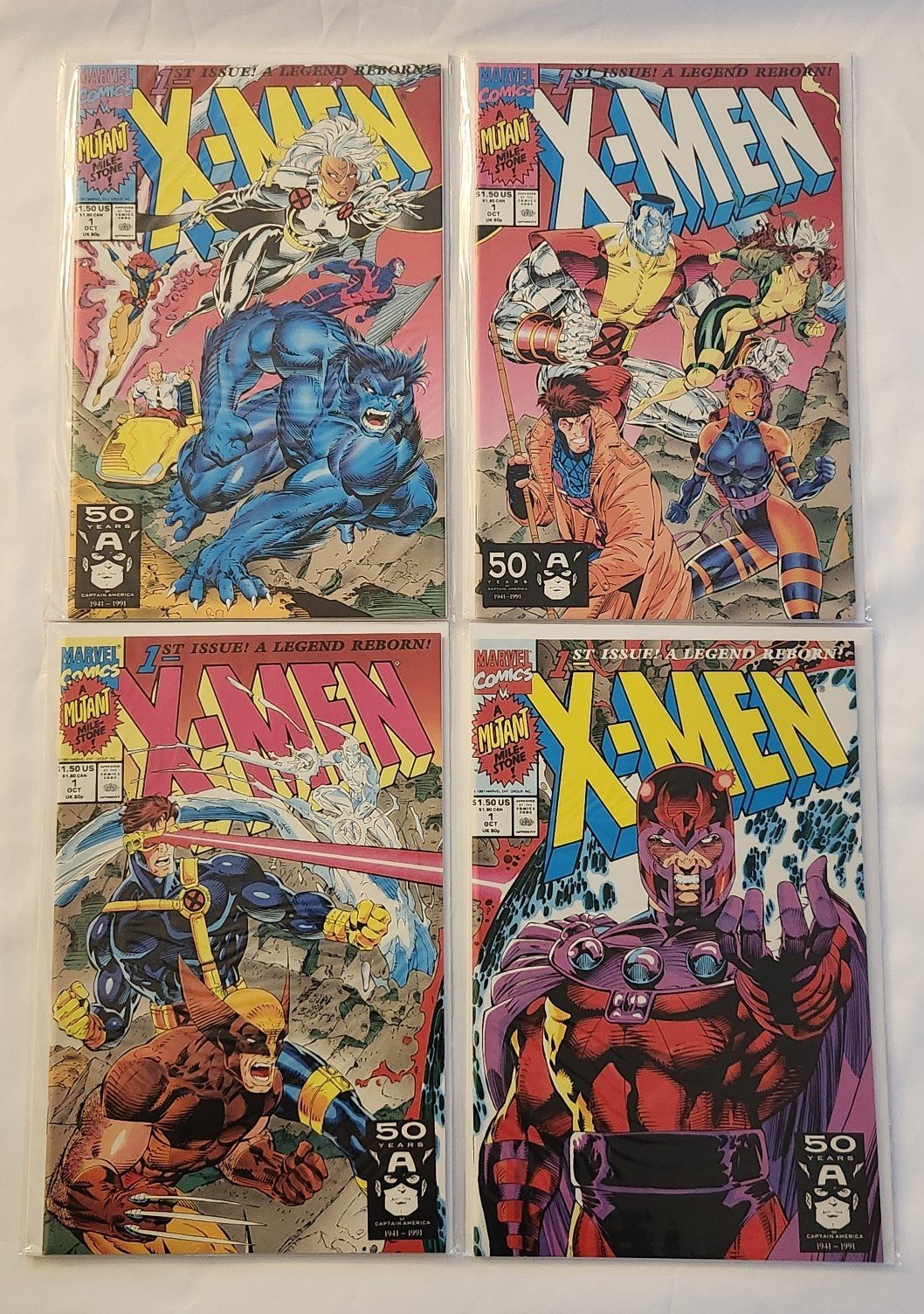 X-MEN (1991) Comic book lot. #1 - 11. VF-NM.