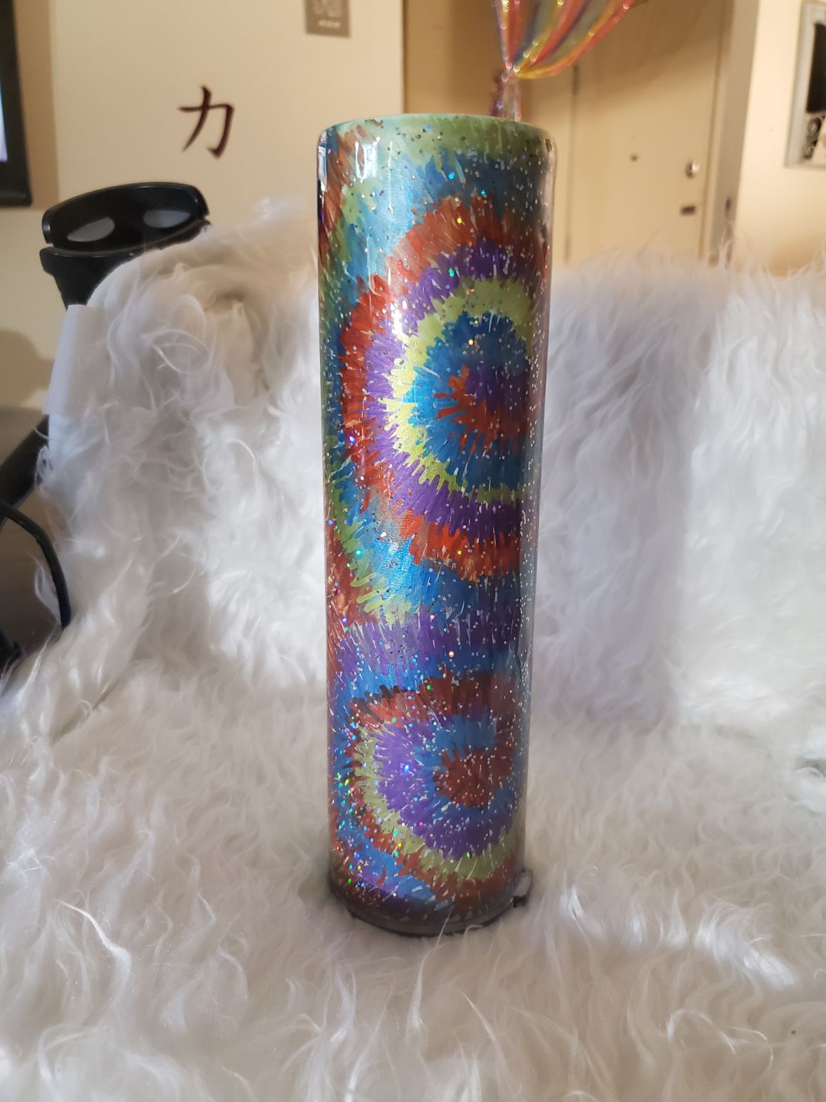 Tye dye tumbler