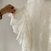 NWT Muche Muchette Free People Barbra Tiered Lace Kimono Floral Cream OS