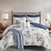 Zennia Seersucker 7-Pc. Comforter Set, Full/Queen