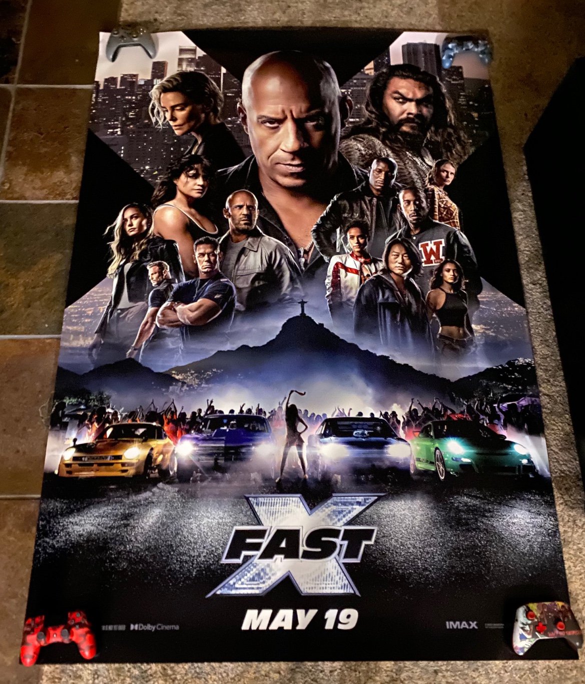 Fast X 46x71” Bus Shelter Movie Poster
