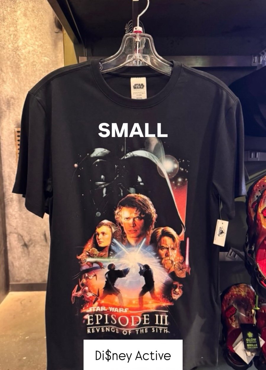 Disney Parks 2025 Star Wars Episode Ill Revenge Of the Sith T-Shirt