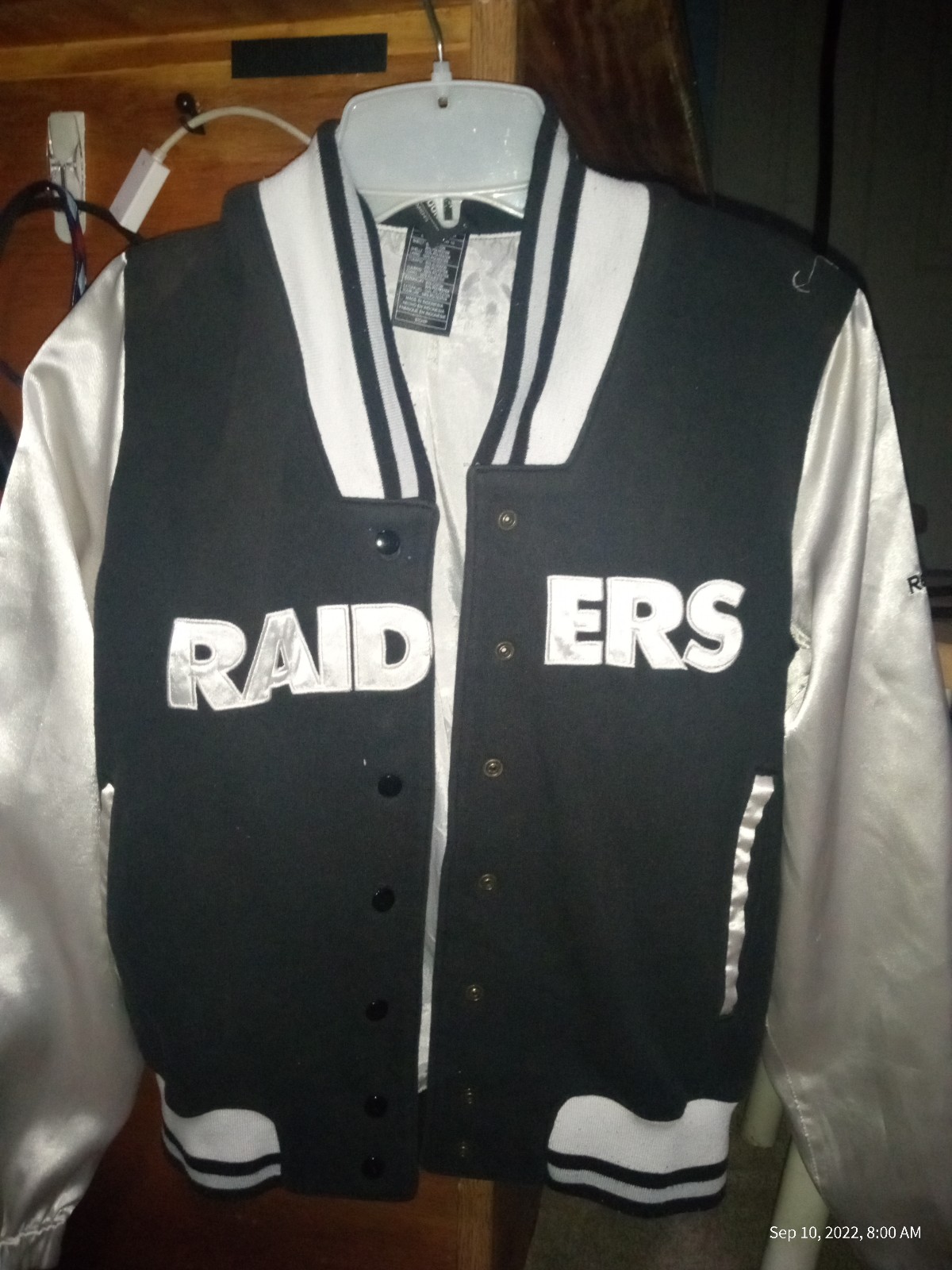 NFL women's Raiders jacket. Size s/tp