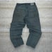 Vintage Levis Silver Tab Jeans Olive Green Wash Denim Made in USA Loose Fit 90s