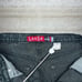 Vintage Levis Silver Tab Jeans Olive Green Wash Denim Made in USA Loose Fit 90s