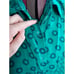 Skirt set button down teal navy button down A line skirt geometric
