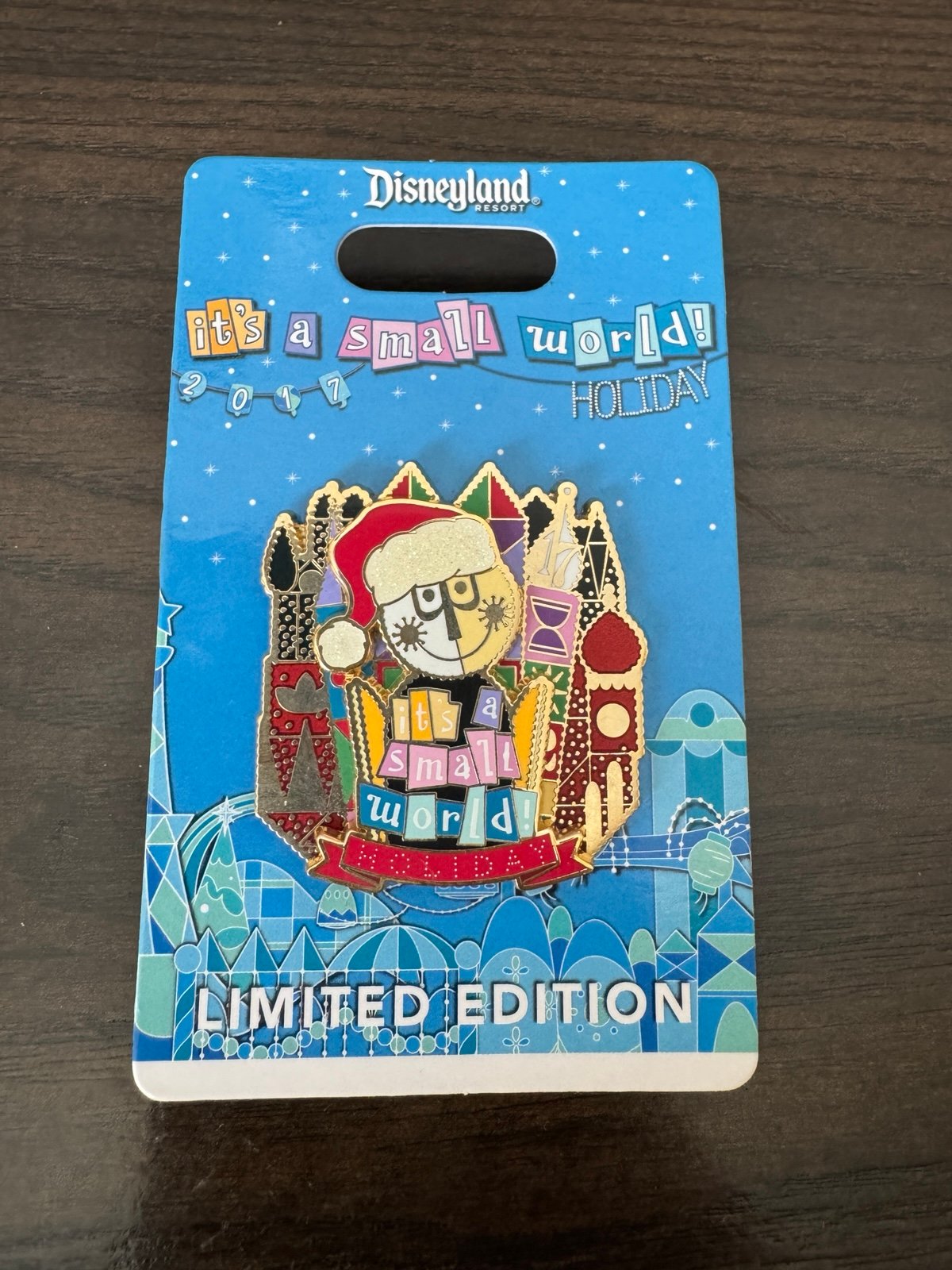 Disney Parks 2017 Its a Small World Holiday Pin Rare