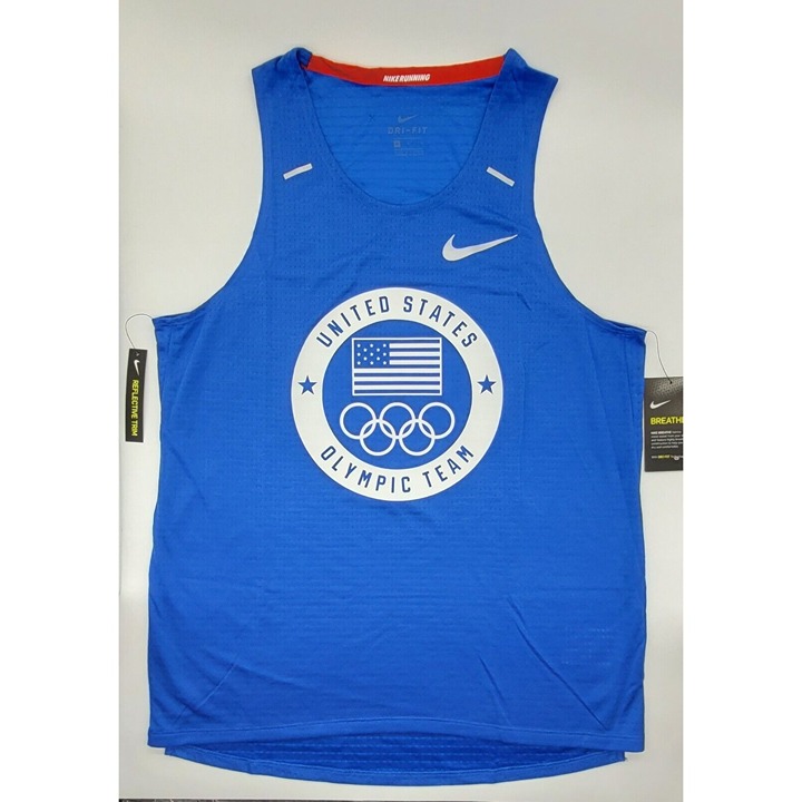 Nike USA Olympic Team Running Track Tank Top CQ4266-455