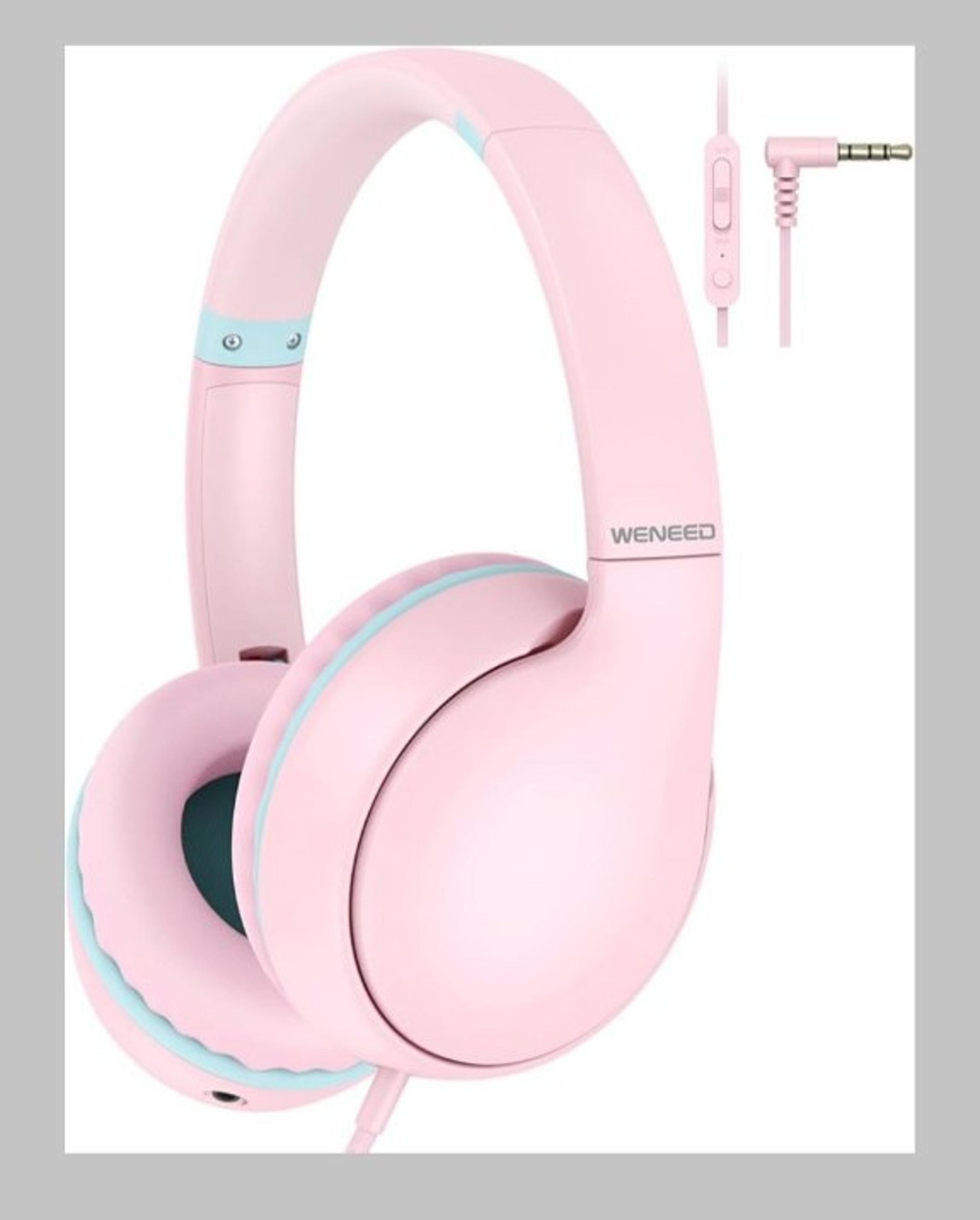 WENEED Kids Headphones Wired with Microphone UNUSED