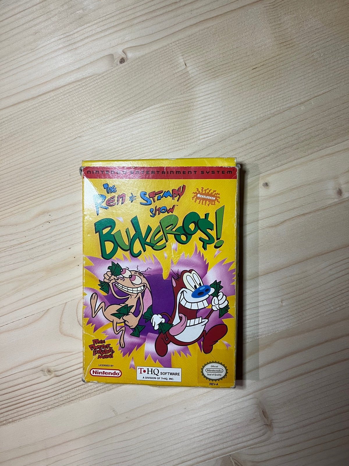 The Ren and Stimpy Show Buckeroos for Nintendo NES