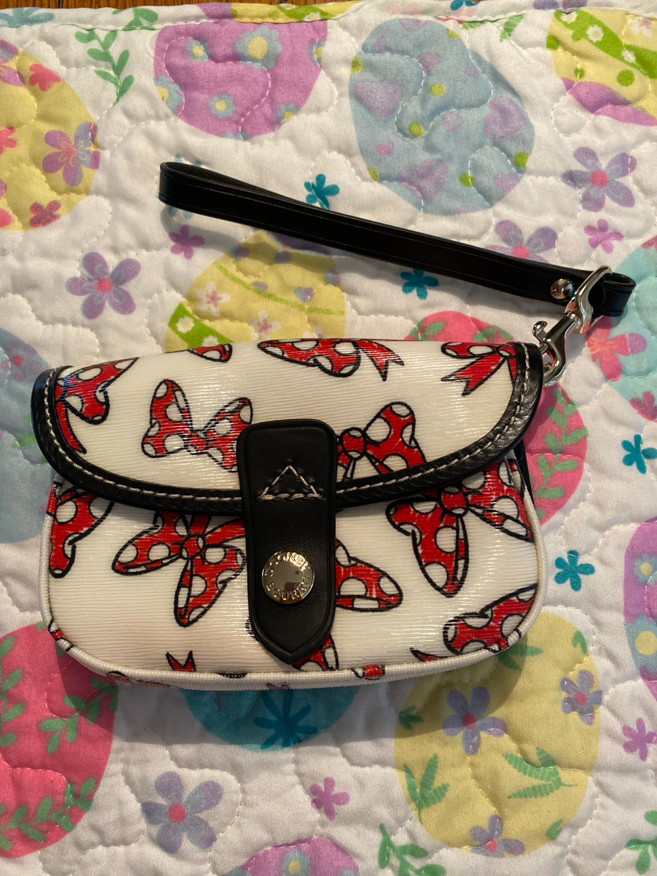 Minnie Mouse Bow Disney Parks Dooney & Bourke Wristlet Wallet