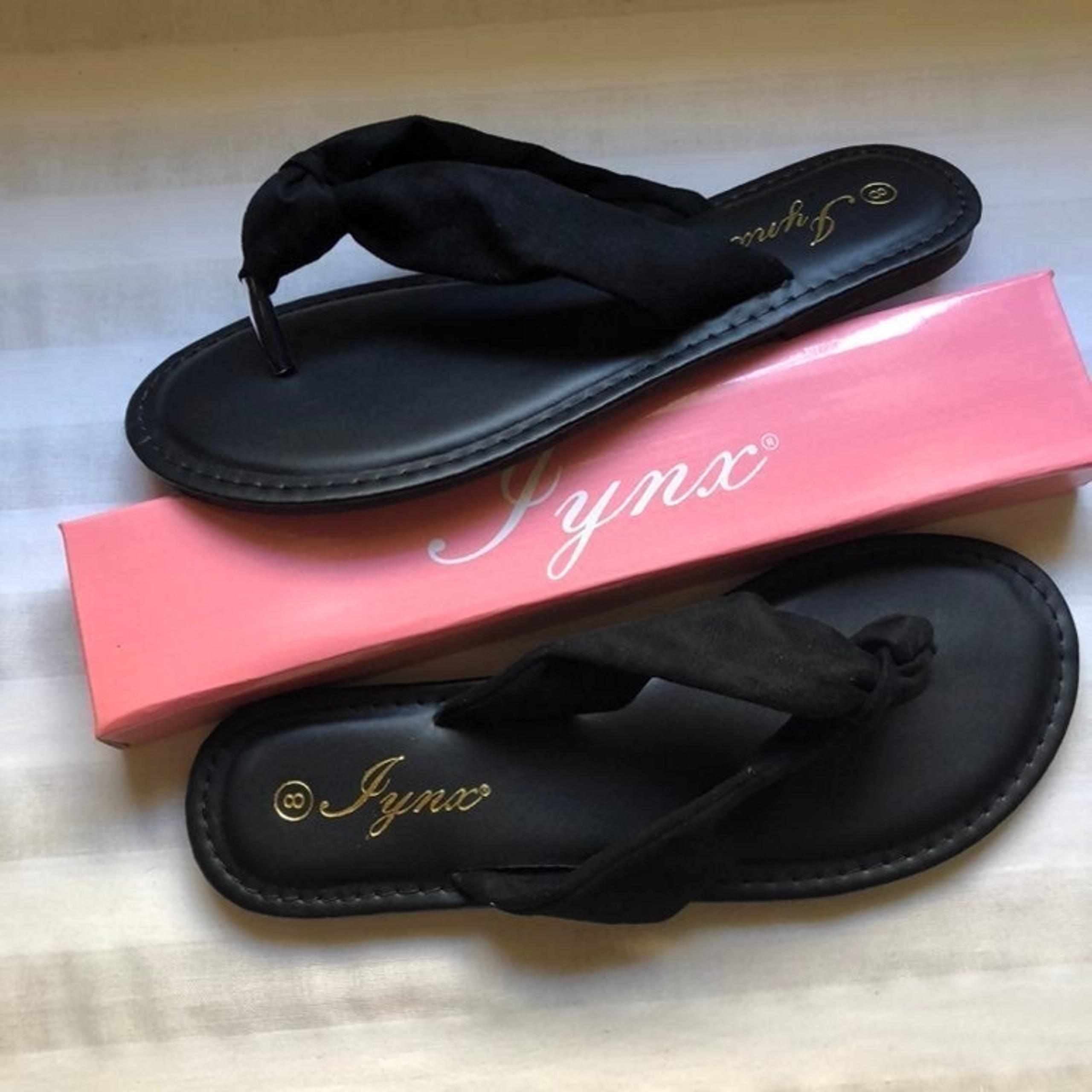 Black Strap Sandals, 8