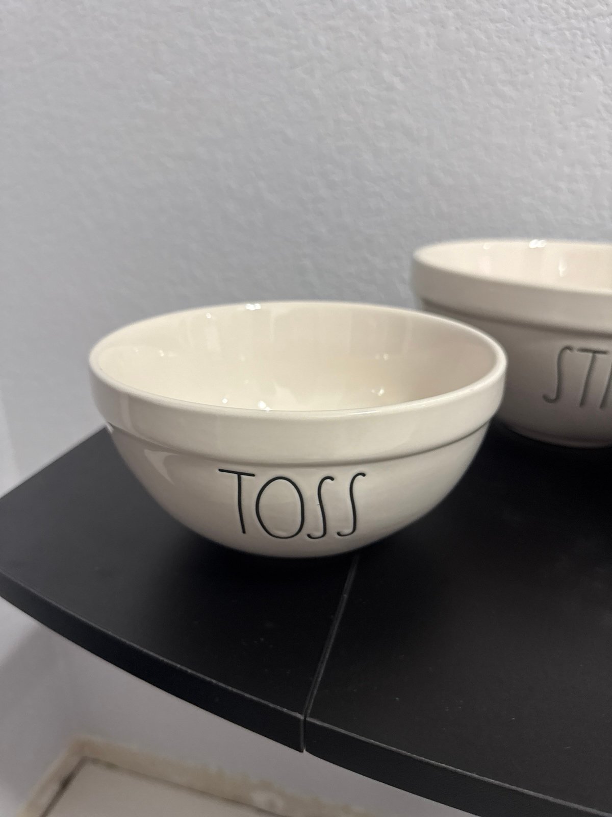 Rae Dunn “Toss, Stir, Mix” bowl set