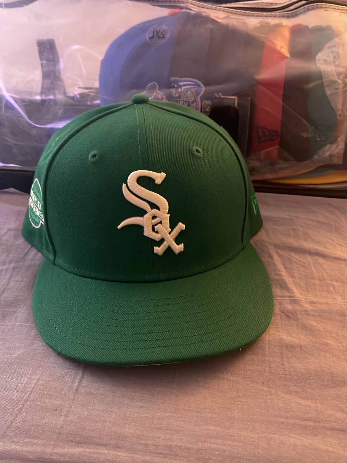 Chicago white Sox hat size 7 3/4 tan UV