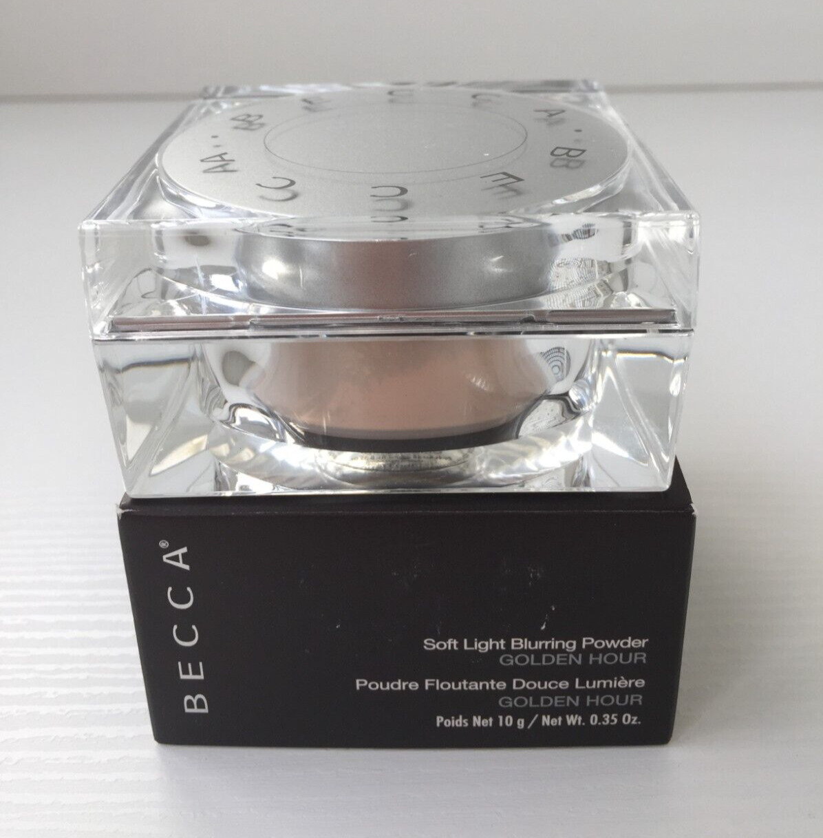 Becca Soft Light Blurring Powder Golden Hour Full Size NIB! 10g/0.34oz