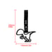 BRAND NEW 2PCS DINOSAUR BLACK JDM TSURIKAWA RING Black Handle Strap Drift Charm
