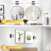 LED Bathroom Vanity Light Bar 16 Inch 9W Black IP44 Over Mirror Lighting Fixture
