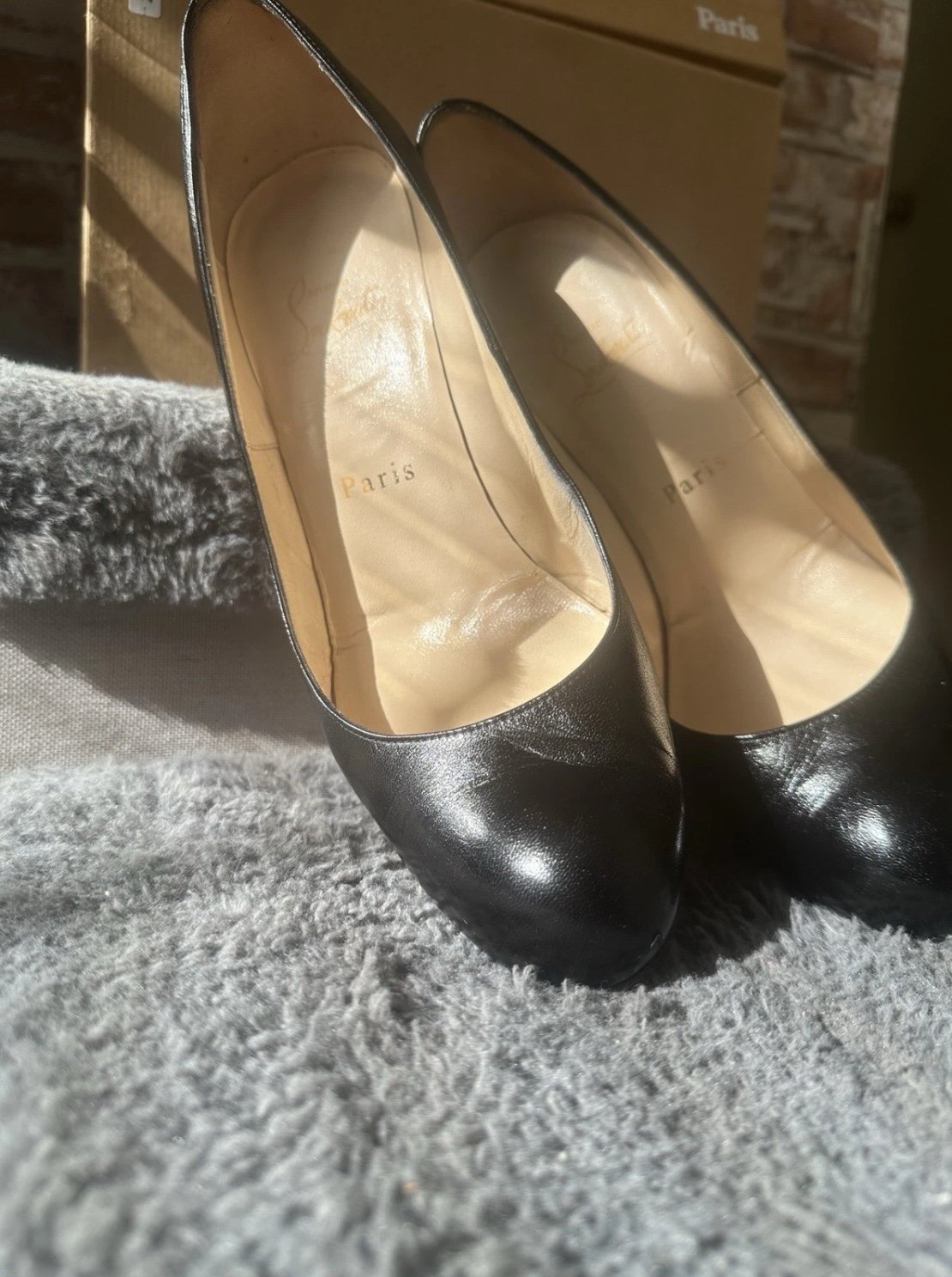 送料無料◆2025新品  Christian included Box 37.5 Louboutin 靴